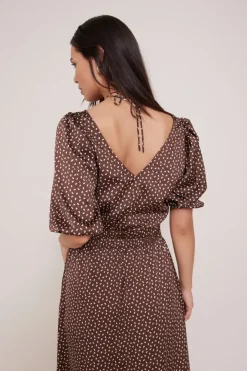 Bruuns Bazaar Acacia pilkullinen mekko