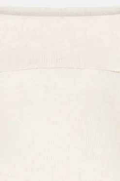Bruuns Bazaar Anemone Tonna Knit -neulepusero luonnonvalkoinen