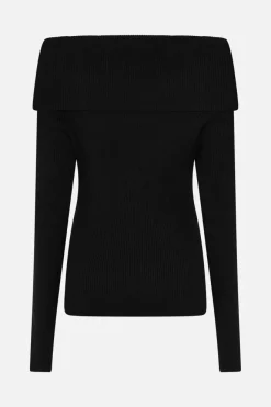 Bruuns Bazaar Anemone Tonna Knit -neulepusero musta
