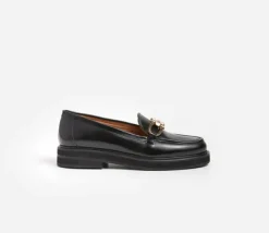 Flattered Samantha Nahkaiset Loaferit Musta