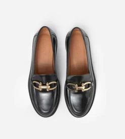 Flattered Samantha Nahkaiset Loaferit Musta
