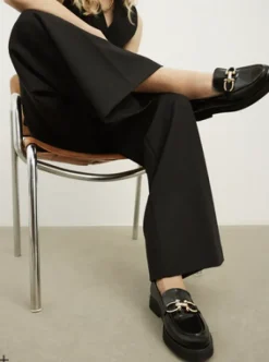 Flattered Samantha Nahkaiset Loaferit Musta