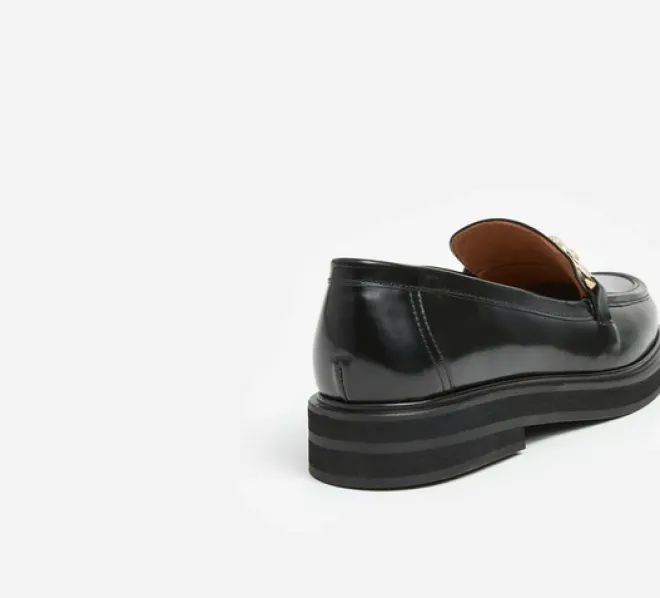 Flattered Samantha Nahkaiset Loaferit Musta
