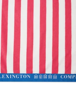 Lexington Raidallinen Rantapyyhe Puuvillafroteeta Kirsikka-Valkoraidallinen