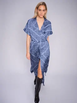 Mos Mosh Ecovero™-sininen mekko