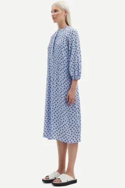 Samsoe & Samsoe Saselma Sininen Pitkähihainen Mekko