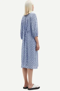 Samsoe & Samsoe Saselma Sininen Pitkähihainen Mekko