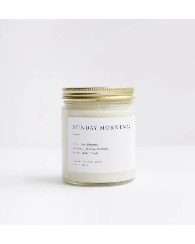 The Brooklyn Candle Studio Sunday Morning Tuoksukynttilä